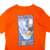 NAUTICA Mens T-Shirt Orange L