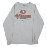 NFL San Francisco 49ers Mens T-Shirt Grey Long Sleeve USA XL