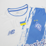 NEW BALANCE 2022-23 Dynamo Kyiv Home Kit Popov 6 Champions League Mens Football Shirt Jersey White L