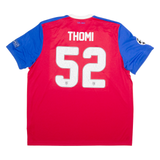 ADIDAS 2018-19 FC Basel Home Kit Champions League Mens Football Shirt Jersey Blue 2XL