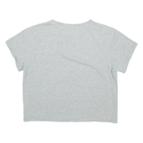 CALVIN KLEIN Cropped Womens T-Shirt Grey L