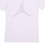 AIR JORDAN Womens T-Shirt Purple XS