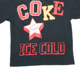 COCA COLA Pacsun Mens T-Shirt Black M