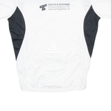 SPIRO Full Zip Cycling Mens Jersey White M