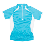 NRG Cycling Mens Jersey Blue 1/4 Zip S