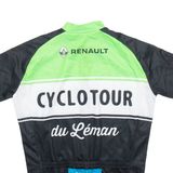 TEXNER Full Zip Cycling Mens Jersey Black S