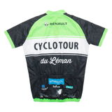 TEXNER Full Zip Cycling Mens Jersey Black S