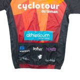 TEXNER Full Zip Cycling Mens Jersey Orange S