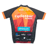 TEXNER Full Zip Cycling Mens Jersey Orange S