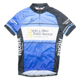 CUORE Full Zip Cycling Mens Jersey Blue S