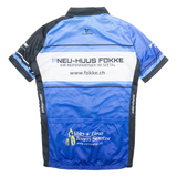 CUORE Full Zip Cycling Mens Jersey Blue S
