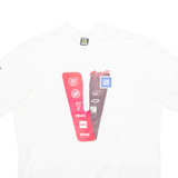 CANARI Cycling Mens Jersey White 1/2 Zip 2XL