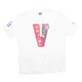 CANARI Cycling Mens Jersey White 1/2 Zip 2XL