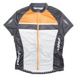 CRIVITZ Full Zip Cycling Mens Jersey Black L