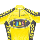 COAST Cycling Mens Jersey Yellow 1/4 Zip XL