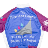 PRO-VISION Full Zip Cycling Mens Jersey Blue S