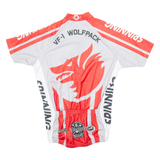 MAD DOG Cycling Mens Jersey Grey 1/2 Zip S