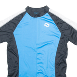 CRIVIT Cycling Mens Jersey Blue 1/4 Zip L