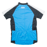 CRIVIT Cycling Mens Jersey Blue 1/4 Zip L