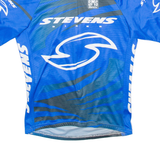 SMS SANTINI Cycling Mens Jersey Blue 1/2 Zip L