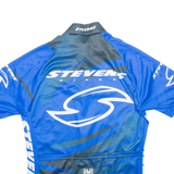 SMS SANTINI Cycling Mens Jersey Blue 1/2 Zip L