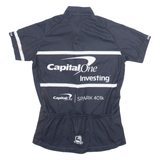 GLORDANA Full Zip Cycling Mens Jersey Black M