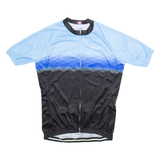 Full Zip Cycling Mens Jersey Black XL