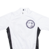 Full Zip Cycling Mens Jersey White S