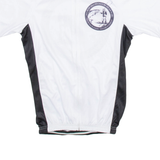 Full Zip Cycling Mens Jersey White S