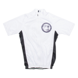 Full Zip Cycling Mens Jersey White S