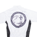 Full Zip Cycling Mens Jersey White S