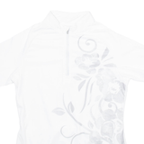 CRIVIT Cycling Womens Jersey White 1/4 Zip S