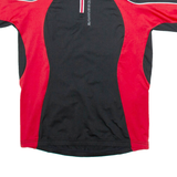 CROSSWAVE Cycling Mens Jersey Red 1/4 Zip S