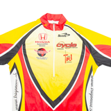 Cycling Mens Jersey Yellow 1/2 Zip L