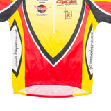 Cycling Mens Jersey Yellow 1/2 Zip L