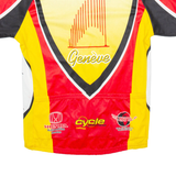 Cycling Mens Jersey Yellow 1/2 Zip L