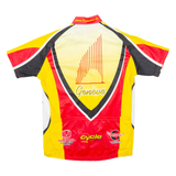 Cycling Mens Jersey Yellow 1/2 Zip L