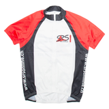 Full Zip Cycling Mens Jersey White M