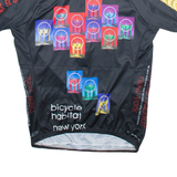 VOLEA Cycling Mens Jersey Black 1/2 Zip L