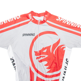 MAD DOG ATHLETIC Cycling Mens Jersey Grey 1/2 Zip XL