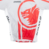 MAD DOG ATHLETIC Cycling Mens Jersey Grey 1/2 Zip XL