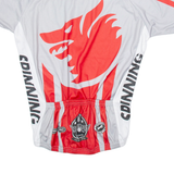 MAD DOG ATHLETIC Cycling Mens Jersey Grey 1/2 Zip XL