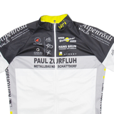 Full Zip Cycling Mens Jersey White XL