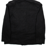 GUESS Mens Chore Coat Black Wool Hooded XL