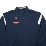 CHAMPION Southwest Colts 1/4 Zip Mens Pullover Jacket Blue XL