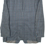 Mens Blazer Jacket Green 90s Check L