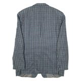 Mens Blazer Jacket Green 90s Check L