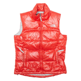 THE NORTH FACE Goose Down Insulated Womens Gilet Red Nylon S