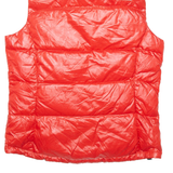 THE NORTH FACE Goose Down Insulated Womens Gilet Red Nylon S
