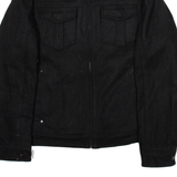 GUESS Mens Chore Coat Black Wool M